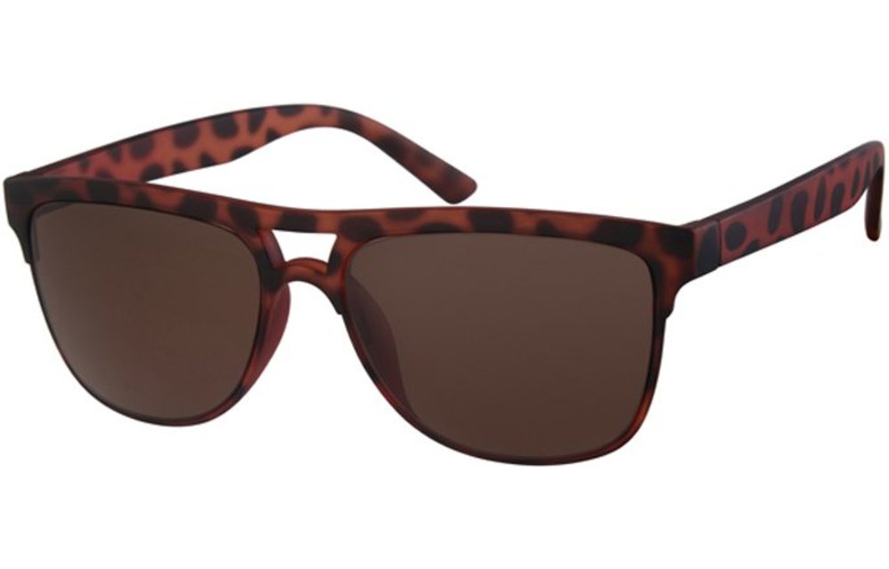 Zonnebril rubber touch brown demi Zonnebril rubber touch brown demi