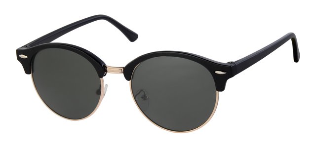 Clubmaster zonnebril black, gold rim, Clubmaster zonnebril black, gold rim,