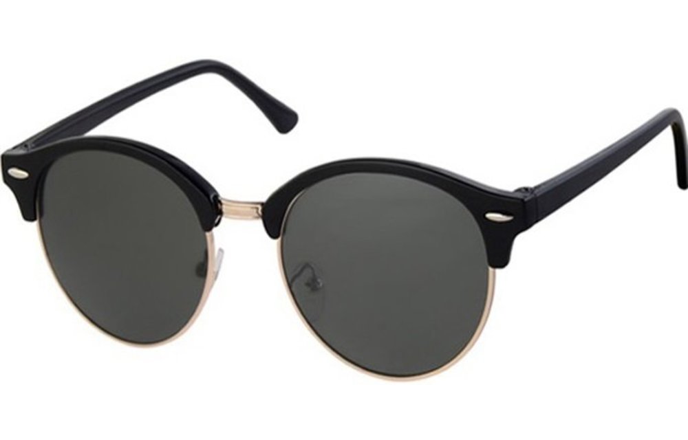 Clubmaster zonnebril black, gold rim, Clubmaster zonnebril black, gold rim,