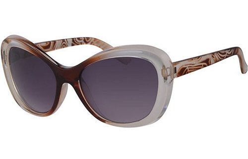 Dames Zonnebril transparant light brown