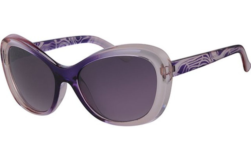 Dames Zonnebril transparant light puprple Dames Zonnebril transparant light puprple