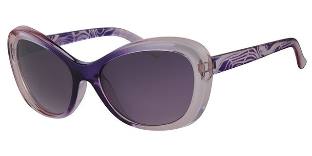 Dames Zonnebril transparant light puprple