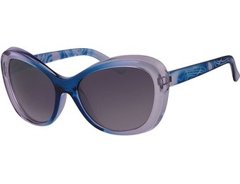 Dames Zonnebril transparant light blue