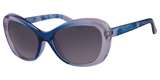 Dames Zonnebril transparant light blue