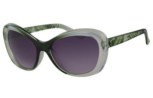 Dames Zonnebril transparant light green Dames Zonnebril transparant light green