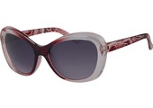 Dames Zonnebril transparant light burgundy