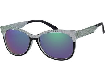 Dames Zonnebril transparant green , black