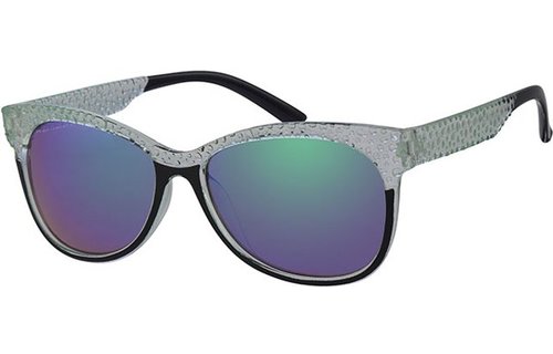 Dames Zonnebril transparant green , black