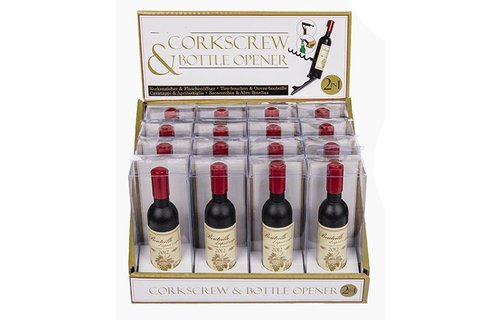 Kurkentrekker in Wijnfles Design