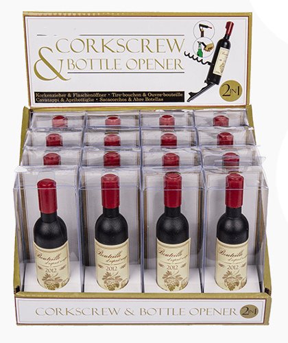 Kurkentrekker in Wijnfles Design