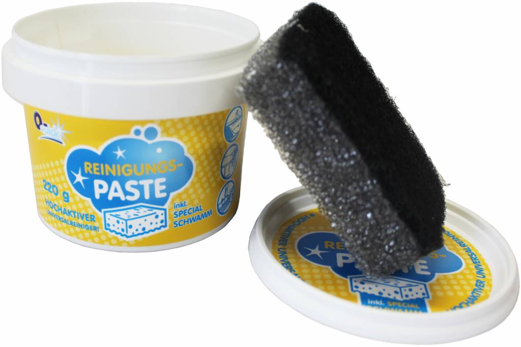 O-Quick Reinigingspasta met spons 220 g.