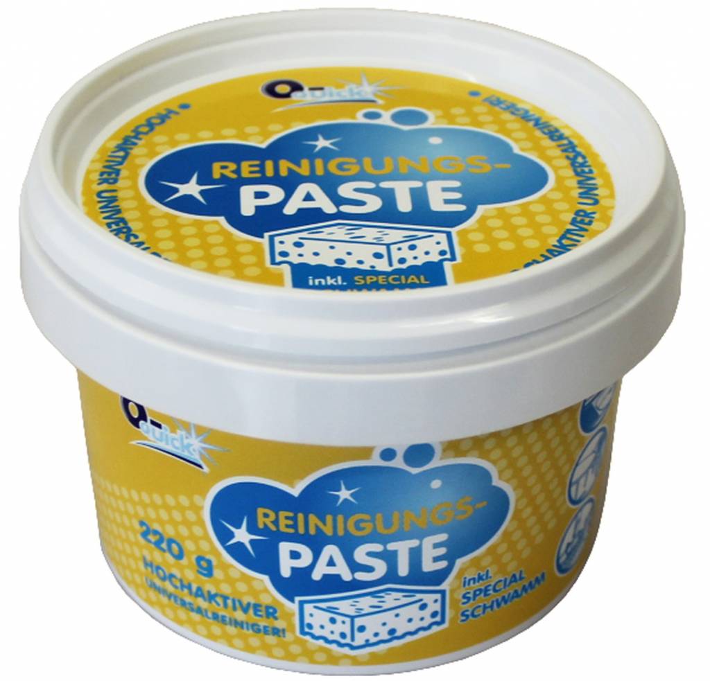 O-Quick Reinigingspasta met spons 220 g.