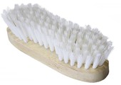 Handborstel polyamide wit 20 cm.