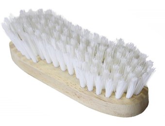 Handborstel polyamide wit 20 cm.