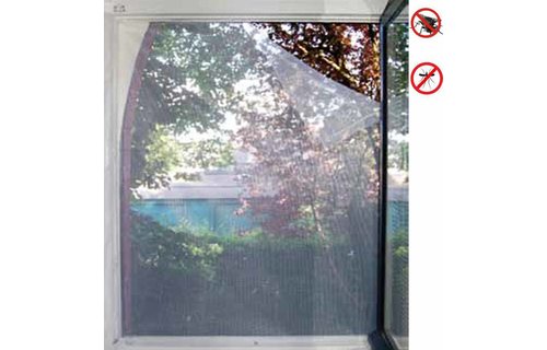 Vliegengaas voor ramen 130x150cm Wit