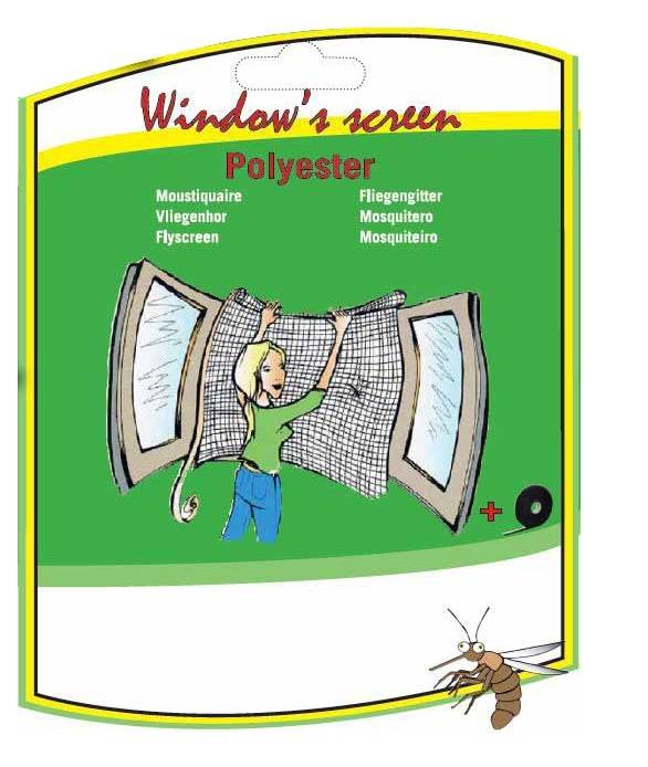 Vliegengaas voor ramen 130x150cm Wit Vliegengaas voor ramen 130x150cm Wit