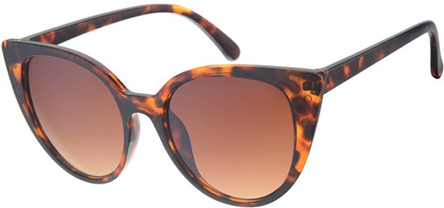 Dames Zonnebril Butterfly brown demi