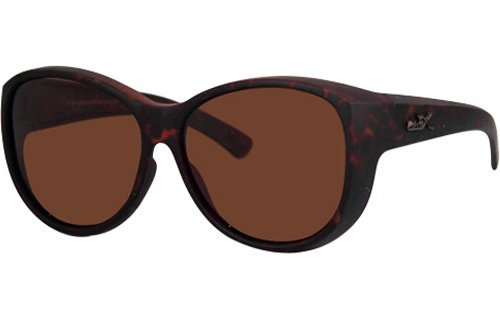 Overzet Zonnebril rubber touch Burgundy