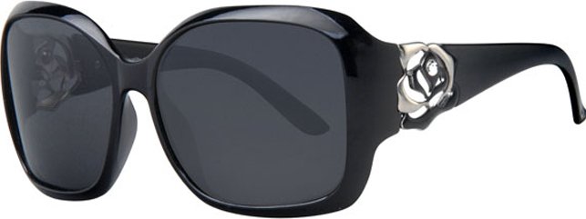 Polaroid Dames Zonnebril Black nickel/gun