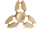 Metalen hand spinner Tri-Aluminium Goud