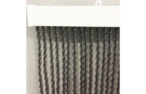 Luxe Vliegengordijn Orchidea 100 x 220 cm. zwart transparant