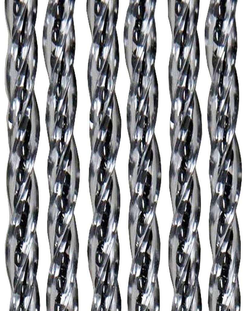 Luxe Vliegengordijn Orchidea 100 x 220 cm. zwart transparant