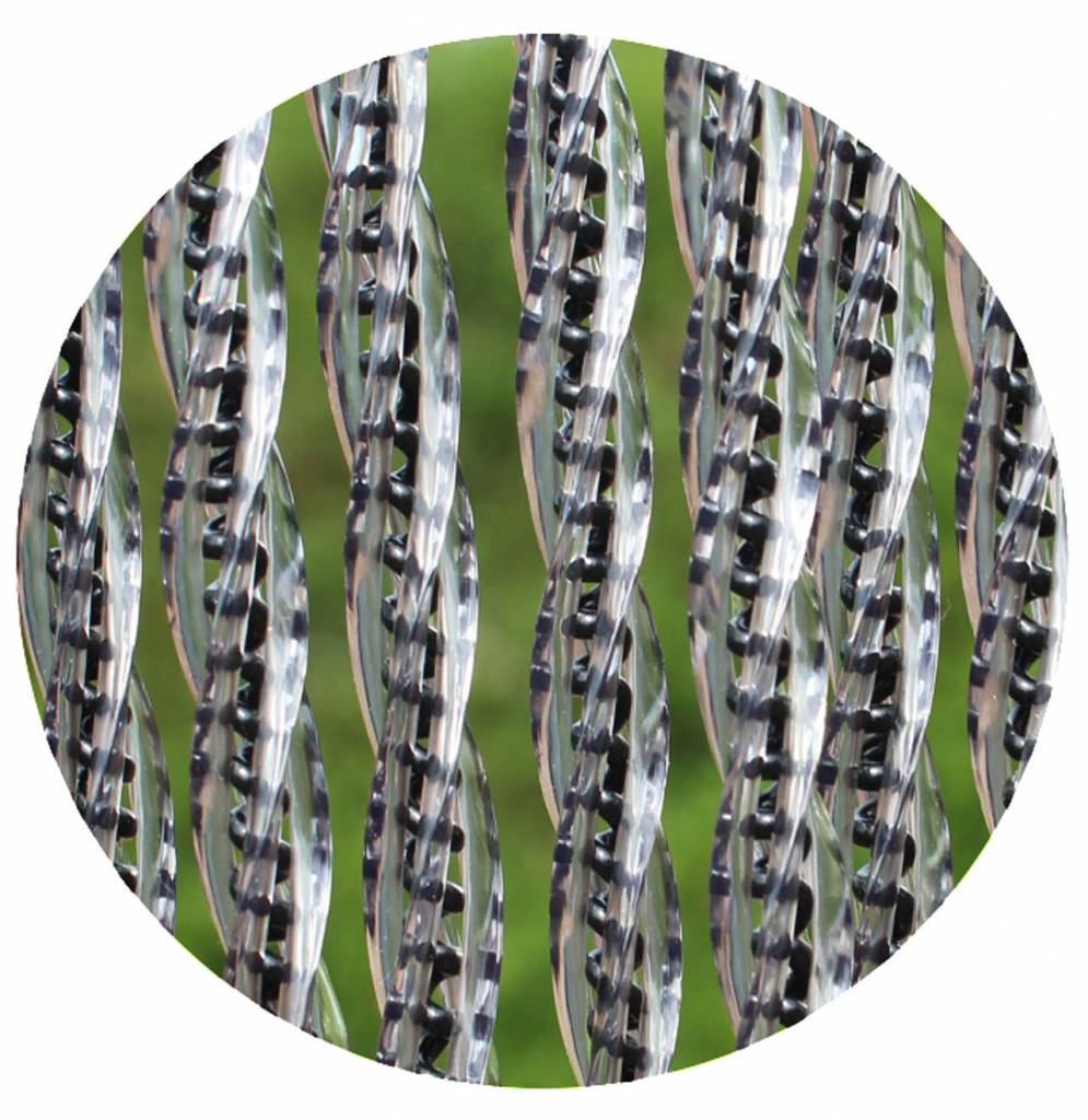 Luxe Vliegengordijn Orchidea 125 x 230 cm. zwart transparant Luxe Vliegengordijn Orchidea 125 x 230 cm. zwart transparant