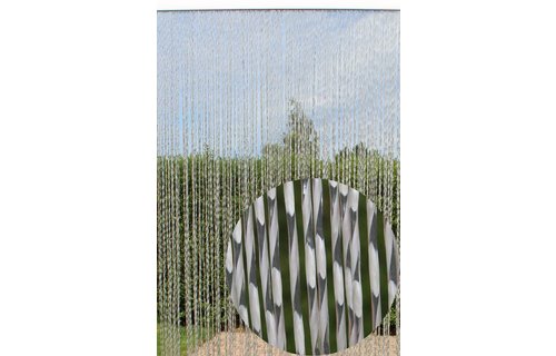 Vliegengordijn Zara 100 x 220 cm. Grijs tranparant