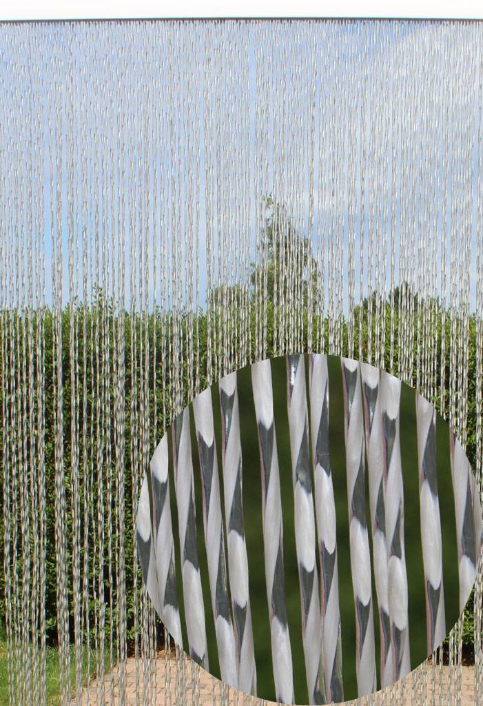 Vliegengordijn Zara 100 x 220 cm. Grijs tranparant