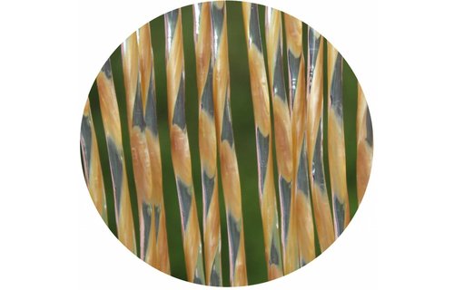 Vliegengordijn Zara 100 x 220 cm. Goud tranparant