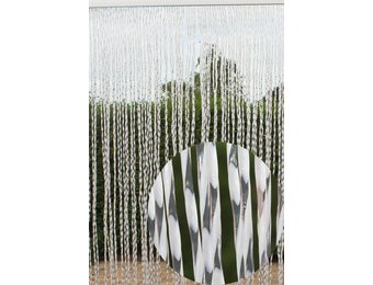 Vliegengordijn Zara 100 x 220 cm. Wit transparant