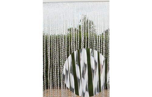 Vliegengordijn Zara 100 x 220 cm. Wit transparant