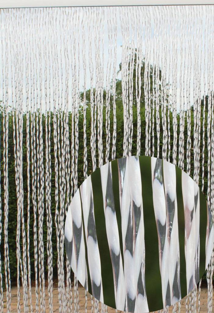 Vliegengordijn Zara 100 x 220 cm. Wit transparant