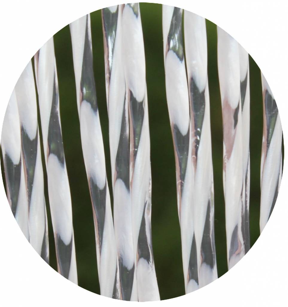 Vliegengordijn Zara 100 x 220 cm. Wit transparant