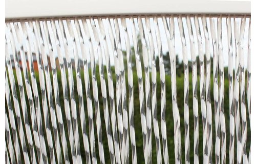 Vliegengordijn Zara 100 x 220 cm. Wit transparant