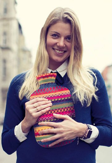 Warmwaterkruik 2 L. Peru gebreid Warmwaterkruik 2 L. Peru gebreid