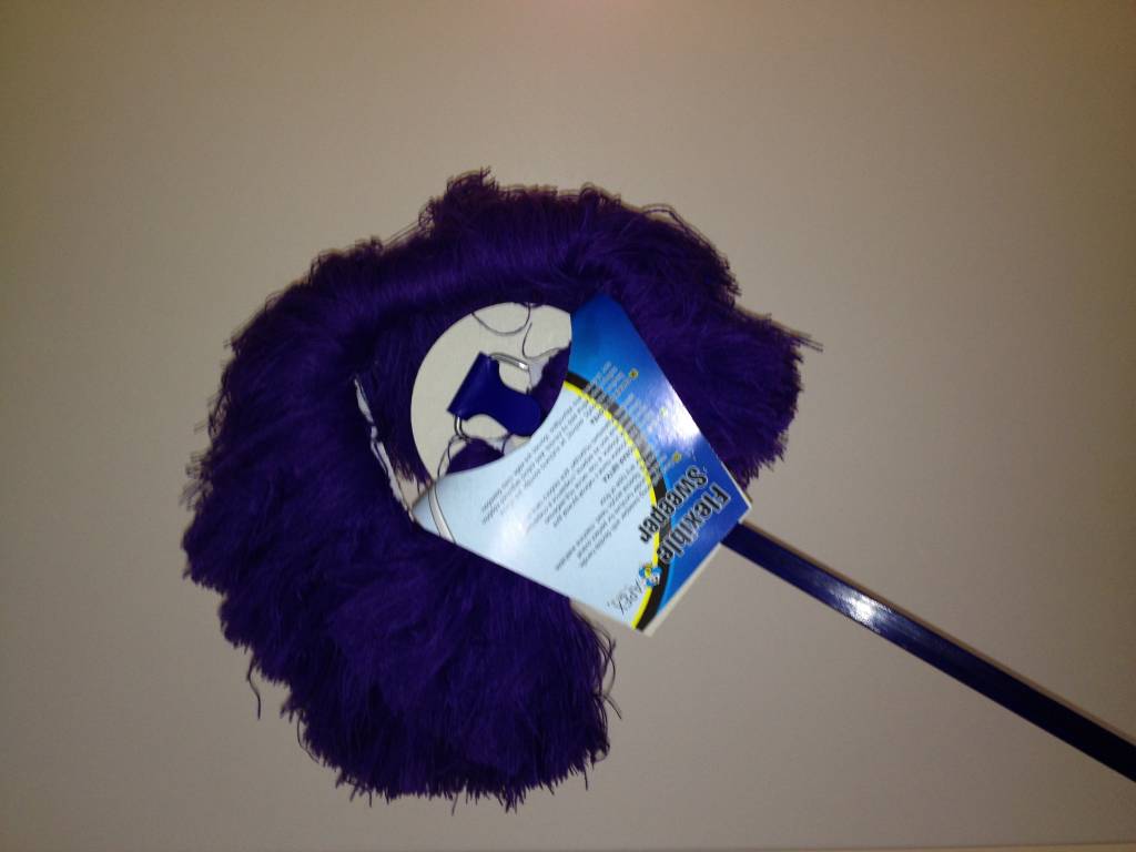 Vloer duster met flexibel steel