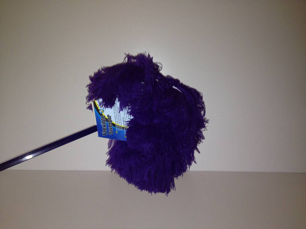 Vloer duster met flexibel steel