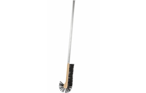 Stofborstel plat model 110 cm. zwart varkenshaar