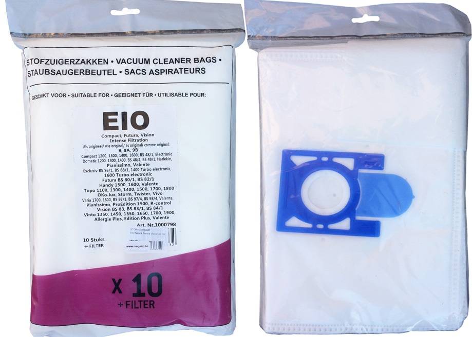 Kalorik / Futura / Vision / EIO Stofzuigerzakken intense filtration Kalorik / Futura / Vision / EIO Stofzuigerzakken intense filtration