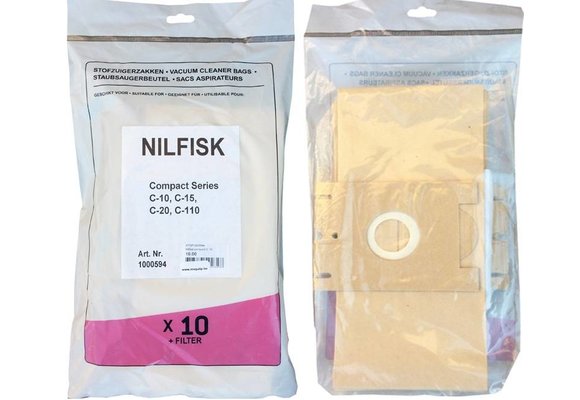 NILFISK Compact serie / C 10 , C 20 Stofzuigerzakken