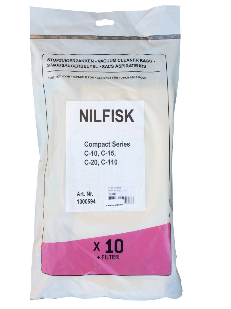 NILFISK Compact serie / C 10 , C 20 Stofzuigerzakken NILFISK Compact serie / C 10 , C 20 Stofzuigerzakken