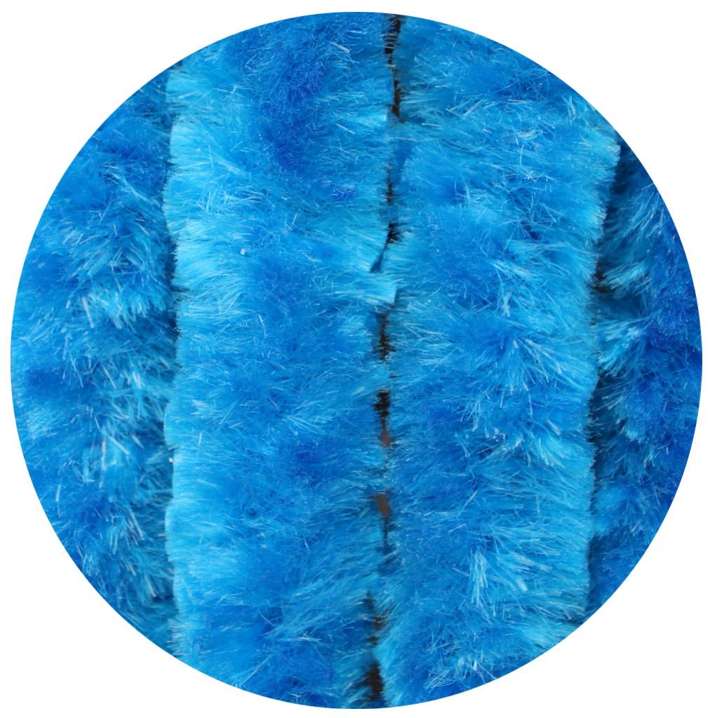 Vliegengordijn kattenstaart 90x220 cm. Azurro Blauw