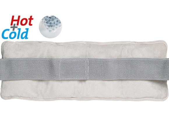Warm en koud kompres met gelparels 45 x 15 cm.
