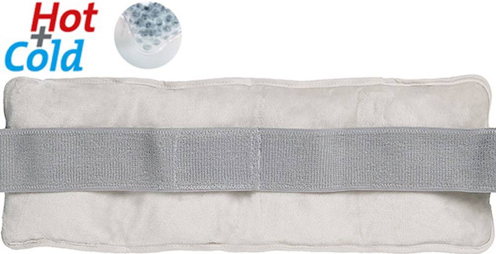 Warm en koud kompres met gelparels 45 x 15 cm.