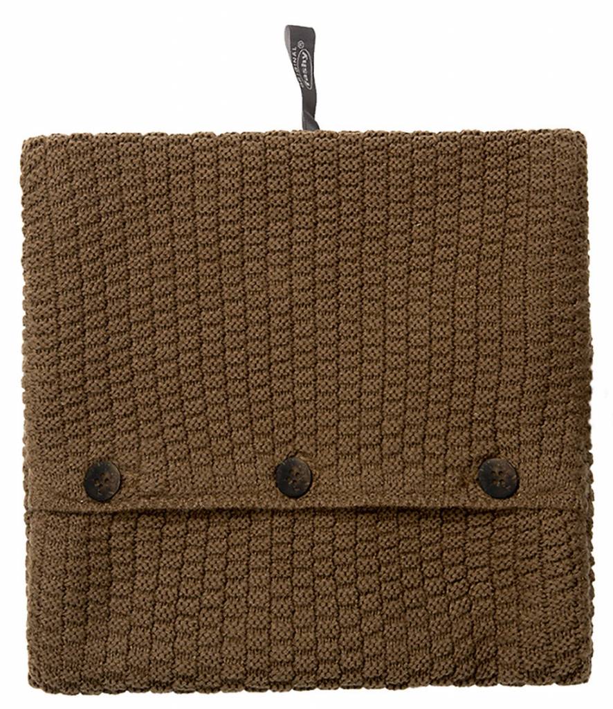 Warmwaterkruik 0,8 L. met gebreide hoes