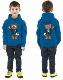 Kids Sweater hoodie met beer Club Brugge Kids Sweater hoodie met beer Club Brugge