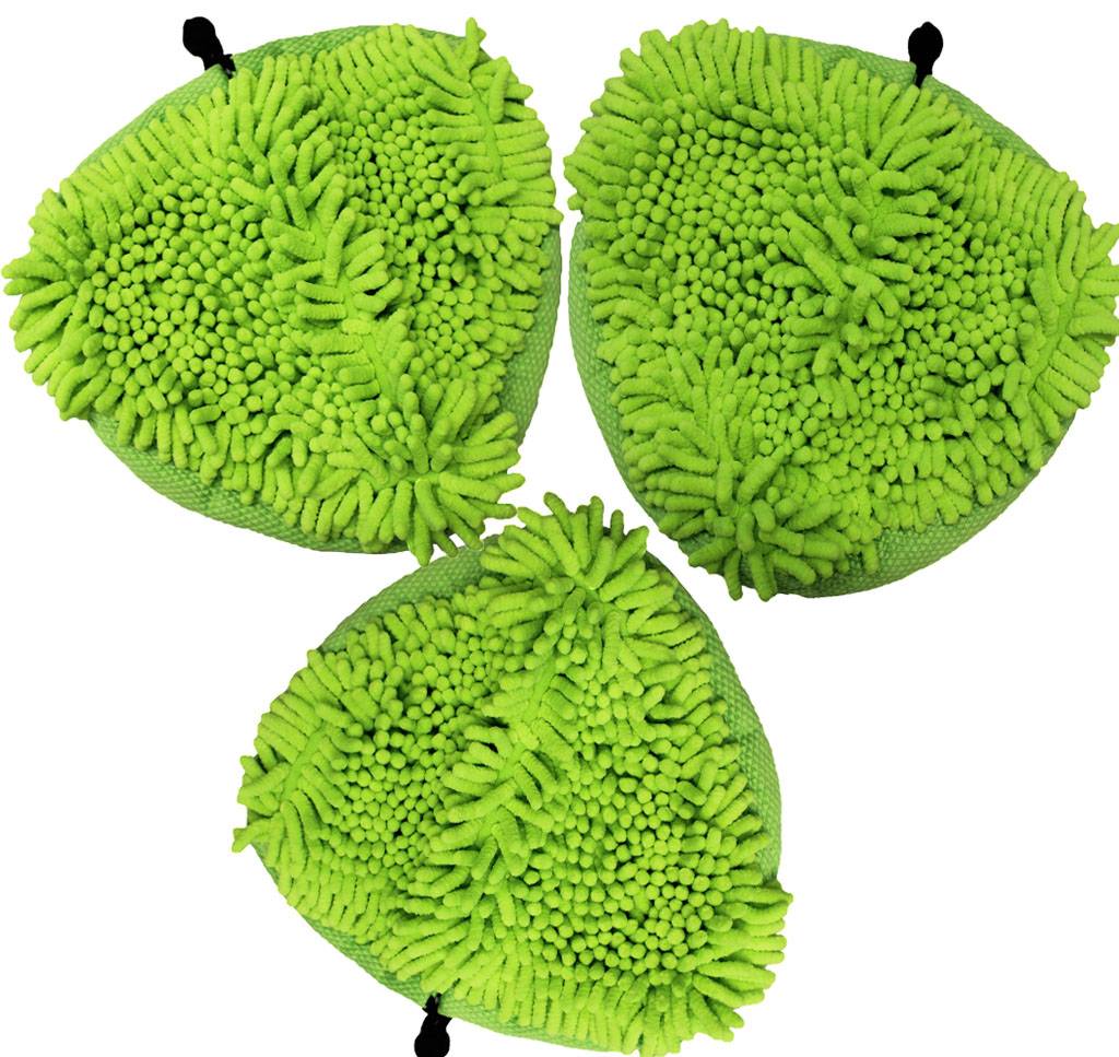 H2O Koraaldoeken Fluo groen 3 stuks