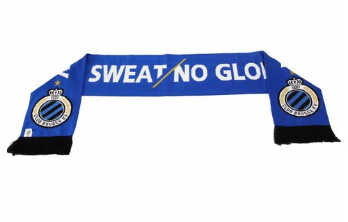 Supporterssjaal Club Brugge "No Sweat No Glory" Supporterssjaal Club Brugge "No Sweat No Glory"