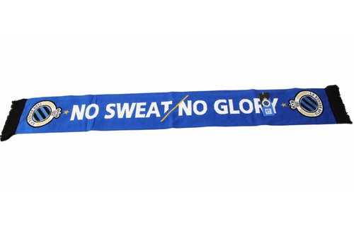 Supporterssjaal Club Brugge "No Sweat No Glory" Supporterssjaal Club Brugge "No Sweat No Glory"